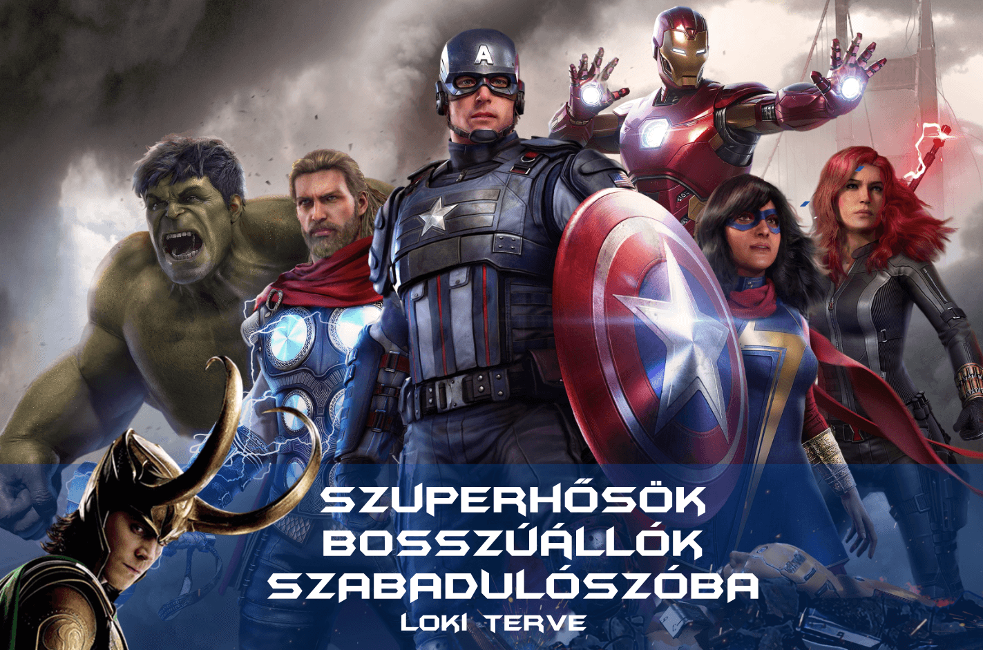 Bosszúállók szabadulószoba Loki terve szabadulós játék