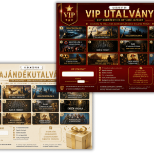 Szabadon választható - Ajándékutalvány - szabadulószoba