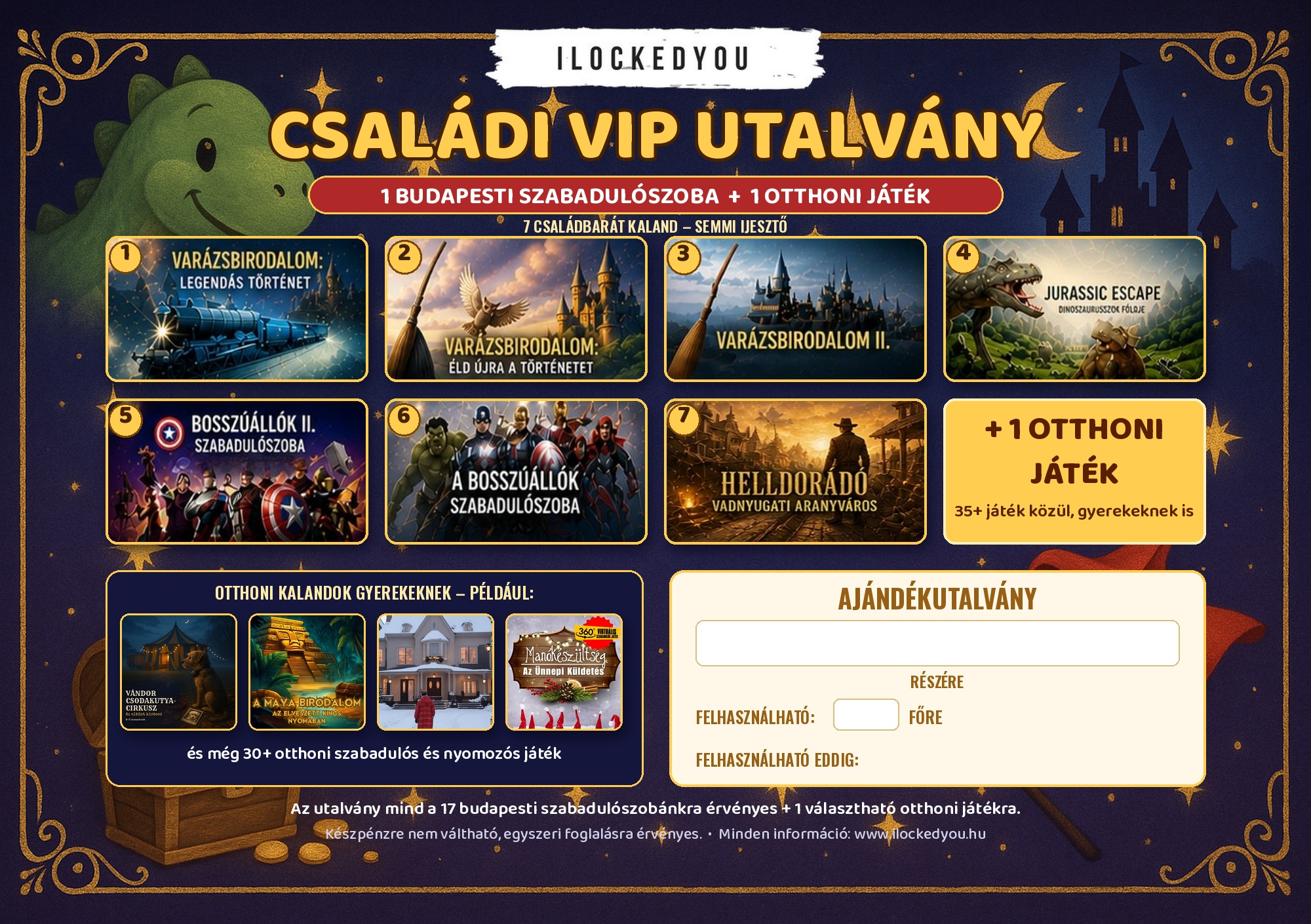 Családi VIP utalvány