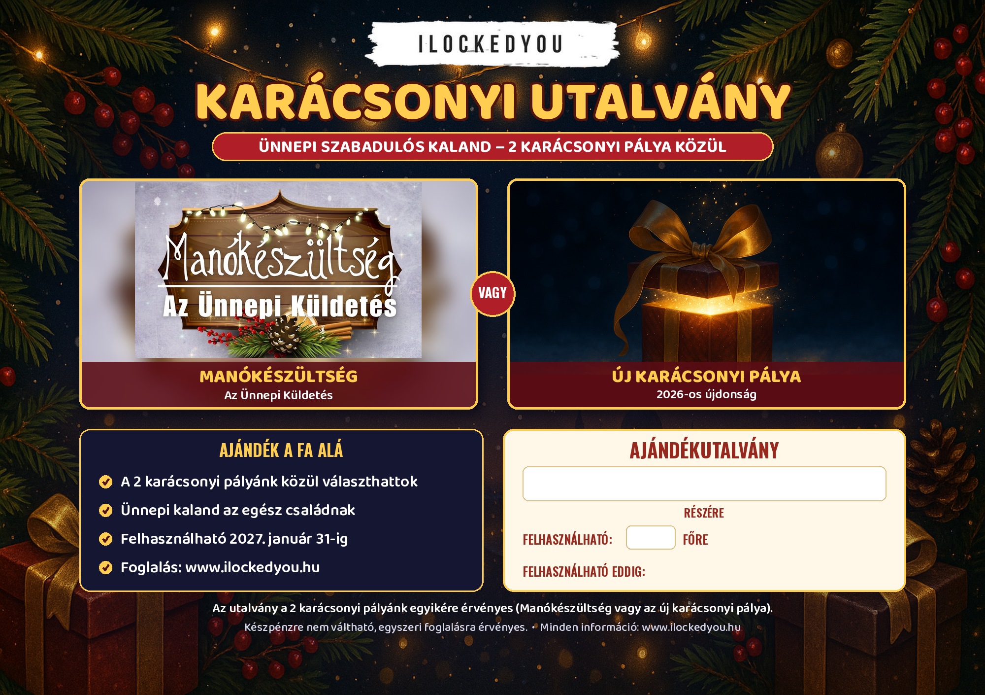 Karácsonyi utalvány