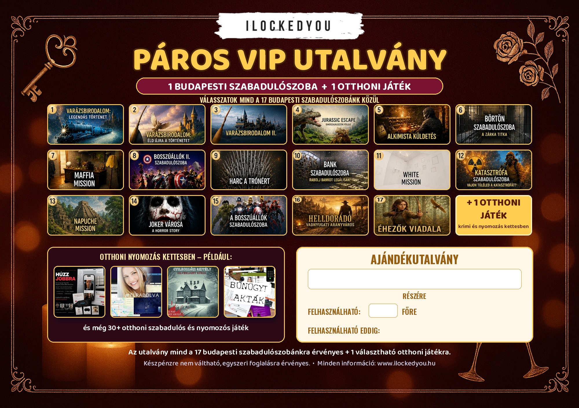 Páros VIP utalvány